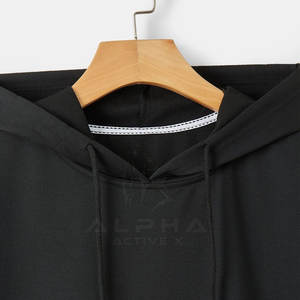 Pull à capuche léger de style hivernal pour hommes, séchage rapide, doux, design personnalisé, motif imprimé solide, grande taille XS, prix de gros - Product Image 4