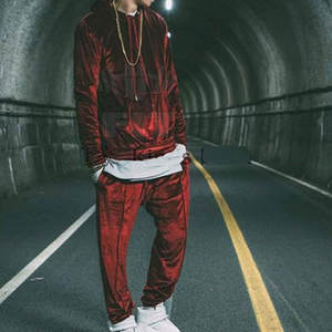 ชุดวอร์มผู้ชายรุ่นใหม่ทันสมัย ผ้ากำมะหยี่คอตตอน 100% คุณภาพสูง รับสกรีนโลโก้ เป็นมิตรต่อสิ่งแวดล้อม ระบายอากาศได้ดี มีไซส์ใหญ่พิเศษสำหรับฤดูหนาว - Product Image 5