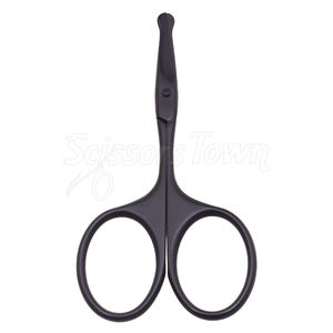 Tijera de punta redonda multiuso con marca personalizada para el cuidado facial y de las cutículas - Product Image 1