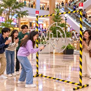 Jeu de <span class=keywords><strong>labyrinthe</strong></span> électrique géant SQ Arcade : Défi du fil électrique pour centre commercial, événement de carnaval, location, fête d'entreprise - Product Image 6