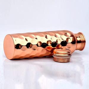 100% botellas de cobre puro, hechas a mano para su salud-disponibles a granel para exportación internacional. - Product Image 3