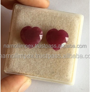 Corte de corazón de rubí Natural de grado AAA 14,5*15,1 MM 21.37CTS Certificado IGI no tratado sin calefacción para la fabricación de joyas - Product Image 2