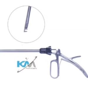 Kara Mediclust 90 degrés laparoscopie auto-allin pince applicateur seringue équipement médical fournitures médicales chirurgicales - Product Image 1