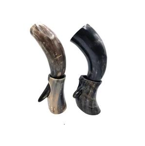 Cuerno de búfalo y buey hecho a mano, cuerno para beber cerveza para estilo vikingo, autenticidad, logotipo personalizado, gran artículo decorativo aceptable - Product Image 1