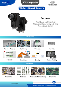 Cámara inteligente Vizbot de alta calidad para maquinaria de inspección visual y equipos industriales - Product Image 3