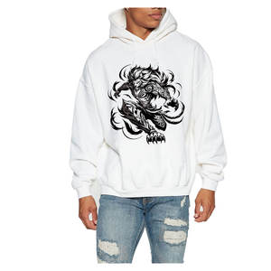 Precio al por mayor de gran tamaño Unisex Custom Heavyweight Hoodies Bordado Impreso Hombres Sudaderas Básicas Algodón Mezclado - Product Image 3
