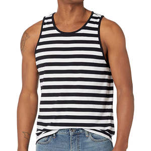 Venta directa de fábrica Camiseta sin mangas de ejercicio de gimnasio para hombre de alta calidad 100% algodón Tela transpirable Estilo formal - Product Image 5