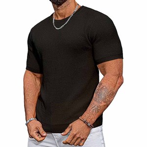T-shirt décontracté pour homme en gros, vêtements pour homme, respirant, nouveau t-shirt, logo personnalisé, uni, téléchargé par Dress Sports - Product Image 1
