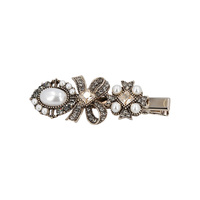 [melabianca] Eterno Banana Pin L MH23043 Pinces à cheveux multifonctions élégantes en cristal pour femmes, pour un style quotidien décontracté