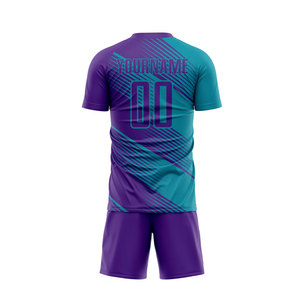2025 uniforme de ropa de fútbol de tela sublimada de secado rápido de alta calidad de fabricante profesional conjunto completo de camiseta de fútbol - Product Image 3
