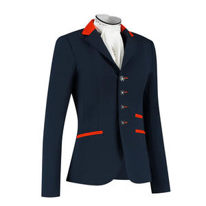 Chaqueta Ecuestre de Competición, Abrigo para Exhibición de Equitación, Logotipo Personalizado, Duradera, Transpirable, Cómoda, de Algodón, Servicio OEM - Product Image 3