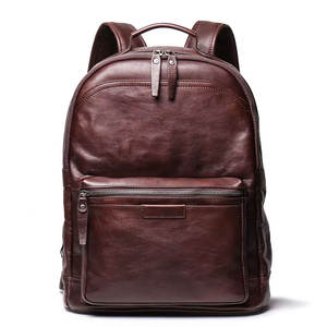 Servicio OEM, Diseño de Mochila de Cuero, Logotipo Personalizado, Mochila de Cuero para Viajes al Aire Libre - Product Image 1