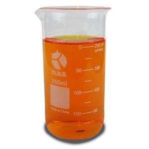 Bécher en verre borosilicaté 250 ml, forme haute - Product Image 1