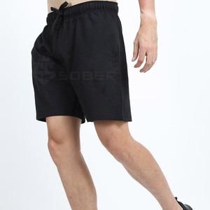 Short High Street pour hommes conception personnalisée OEM motif solide fermeture taille moyenne élastique coton/polyester respirant séchage rapide Plus - Product Image 3
