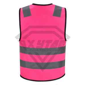 Gilet de sécurité de travail multi-poches personnalisé haute visibilité gilet de protection ignifuge en coton réfléchissant imperméable - Product Image 3