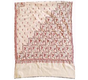 Benedetto ผ้าพันคอขนสัตว์ดีไซน์แคชมิริปักลายด้วย100% สีสวยสำหรับฤดูหนาว - Product Image 1