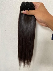 Mejor Precio al por Mayor de Cabello Humano Virgen Brasileño Vietnamita Remy, 100g, Sin Procesar, Grado 10A, Longitud de 8 a 30 Pulgadas, Trama Doble a Máquina - Product Image 2