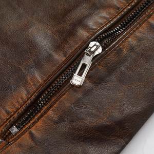 Chaqueta de Invierno Casual de Estilo Moderno, Chaqueta de Cuero de Alta Calidad y Cómoda, Más Vendida, con Cierre de Cremallera y Tela de Lona - Product Image 5