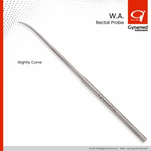 Instrument GynaMED de haute qualité Classe I W.A. Sonde rectale manuelle en acier inoxydable, réutilisable et durable, pour examen et exploration - Product Image 2