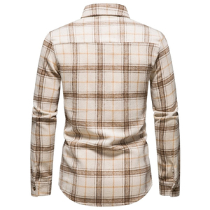 Veste décontractée à manches longues pour homme en flanelle 100% coton, épaisse, doublée de polaire, respirante, séchage rapide, vente en gros pour l'hiver - Product Image 2
