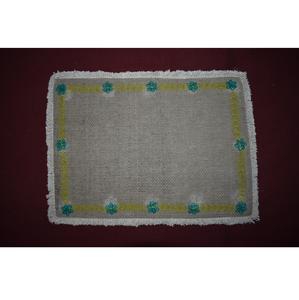 Best Quality Handmade Cotton Matty Embroidered <b>Table</b> <b>Mat</b> 33×48 cms for Home Hotel and Restaurant Use Available for Best Price - Product Image 1