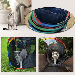 Tenda Castello per Gatti 2 in 1 con Tunnel Circolari, Recinto Esterno per Gatti, Gattini e Conigli - Product Image 5