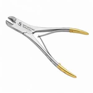 Forceps d'extraction dentaire en acier inoxydable |   Instrument d'extraction dentaire à manche doré |   Fournisseur OEM - Product Image 1