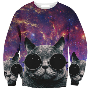 Sublimación 3D Sudadera de cuello redondo Patrón sólido Tallas grandes Ropa sublimada 3D - Product Image 4