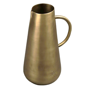 Jarra Vintage de Latón de Alta Calidad con Asa, Acabado Pulido, para Hogar, Restaurante y Cocina de Hotel, Jarra Metálica para Agua - Product Image 5