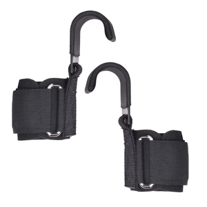 Powerlifting Deadlift Straps Pull Ups Sangles de poignet de levage robustes avec crochet - Product Image 3
