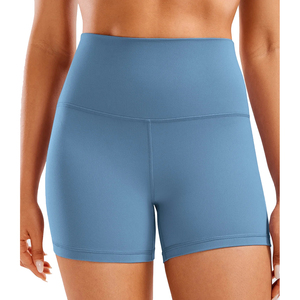 Pantalones cortos deportivos de verano para mujer, cintura alta, elásticos, de secado rápido, que absorben el sudor, transpirables, para Yoga, gimnasio, correr, pantalones cortos sin costuras para mujer - Product Image 6