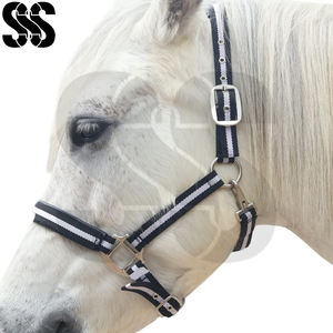 Cómodo Collar de Caballo Ecuestre con Acolchado Suave y Elegante, Collar de Cabeza Ajustable de Nailon de Alta Calidad y Duradero, Genuino - Product Image 6