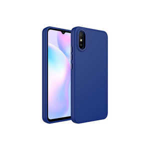 Coque pour Xiaomi Redmi 9A JoieCreatif, bleu marine, en silicone, avec cadre métallique, design bouton, compatible avec Poco X4 Pro 5G, coque avec anneau - Product Image 1