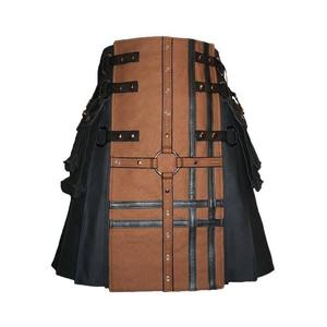 Dernier design, nouvelle arrivée, kilt écossais pour homme, tissu personnalisé de haute qualité, couleur et logo personnalisés, service OEM, kilt utilitaire écossais - Product Image 1