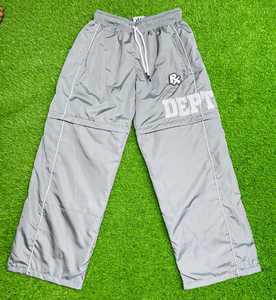 Ensemble de survêtement coupe-vent unisexe personnalisé en gros, hiver, uni, léger, respirant, polyester/nylon, capuche, taille élastique - Product Image 2