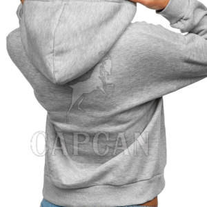 Sudaderas con capucha de punto recortadas de manga larga con cuello redondo personalizables para ropa de boutique de invierno con logotipo de marca propia - Product Image 3