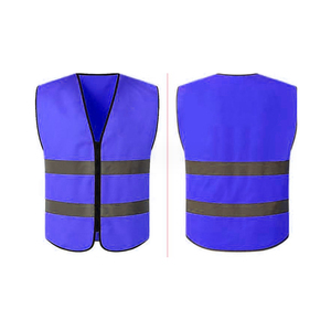 Adjustable <b>Lightweight</b> Silk Safety <b>Jacket</b> Custom Logo <b>Hi</b> <b>Vis</b> Waterproof Reflective Construction Mesh Breathable Zipper Winter - Product Image 6