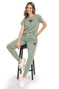 OEM personalizado diseño de logotipo Streetwear pantalones de chándal 2 piezas suéter pantalones conjuntos Jogger trajes conjuntos mujer chándal - Product Image 6