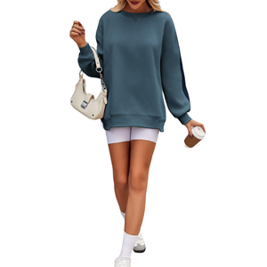 เสื้อสเวตเชิ้ตผู้หญิงแฟชั่นใหม่ ทรงโอเวอร์ไซส์ แขนยาว สไตล์ลำลอง เรียบง่าย ทันสมัย และสตรีทแวร์ เสื้อฮู้ดผู้หญิงแบบสวม - Product Image 6