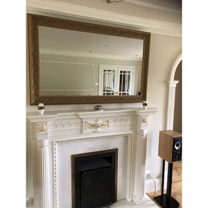 Ornate Gold 55 Inch LED TV with Framed Mirror Supplied Television - Product Image 1