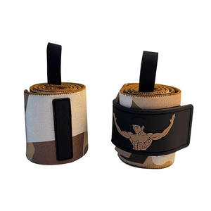 En gros, Bandes de poignet sublimées avec logo personnalisé, réglables et très résistantes, pour le soutien du poignet en musculation, entraînement et haltérophilie - Product Image 1