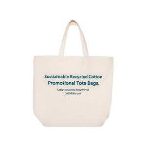 Borsa Promozionale in Cotone Riciclato Sostenibile - Product Image 2