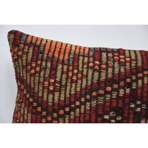 12x24 Multicolor Bohemian Kantha Wool Rug Vintage Pattern Woven Style 12x24 Inches Bohemian-Style Wool Rug - Product Image 2