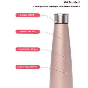 Bouteille d'eau isotherme personnalisée en gros, 400 ml, en acier inoxydable, gourde sous vide - Product Image 2