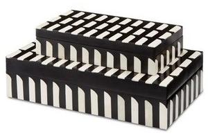 Joyero con incrustaciones de resina hecho a mano tradicional Premium, patrón geométrico único, acabado suave para almacenamiento, regalo hecho a mano - Product Image 3