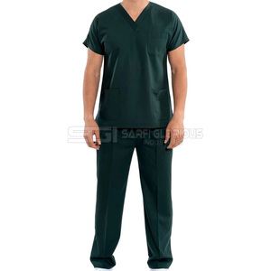 Uniforme Médico para Hombre, Ligero, Conjunto de Uniforme Médico con Cuello Alto, Manga Corta, Transpirable, Cómodo, en Oferta - Product Image 1