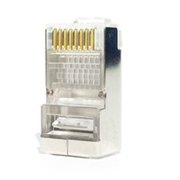 Rg45 Conector Cat5e RJ 45 8P8C LAN Câble Fil Utp Passe À Travers RJ45 Pince À Travers La Prise Cat 6 Rj45 Connecteur Cat6