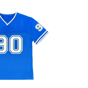 Jersey personalizado boxy moda lujo oversize hombres diseñador malla poliéster vintage fútbol americano camiseta - Product Image 2