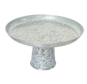 Soporte de Pastel Galvanizado Hecho a Mano, Herramienta de Mesa para Pastel, Soporte de Metal Galvanizado de Un Solo Nivel, Celebración de Fiesta de Cumpleaños - Product Image 4