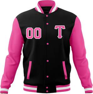 Dernier produit grande taille blouson de baseball pour hommes prix bon marché patchs personnalisés logo de broderie veste universitaire Letterman pour hommes - Product Image 5